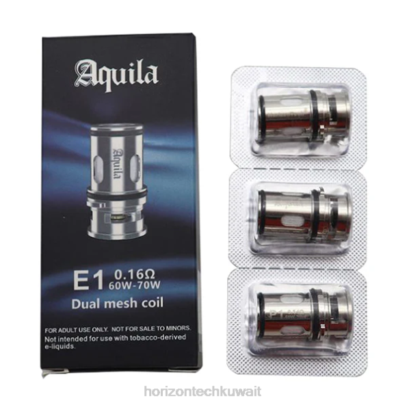 HorizonTech Aquila لفائف (3 عبوات) - Horizontech Vape Kuwait 2R8L13 e2 - 0.14 أوم (3 عبوات)