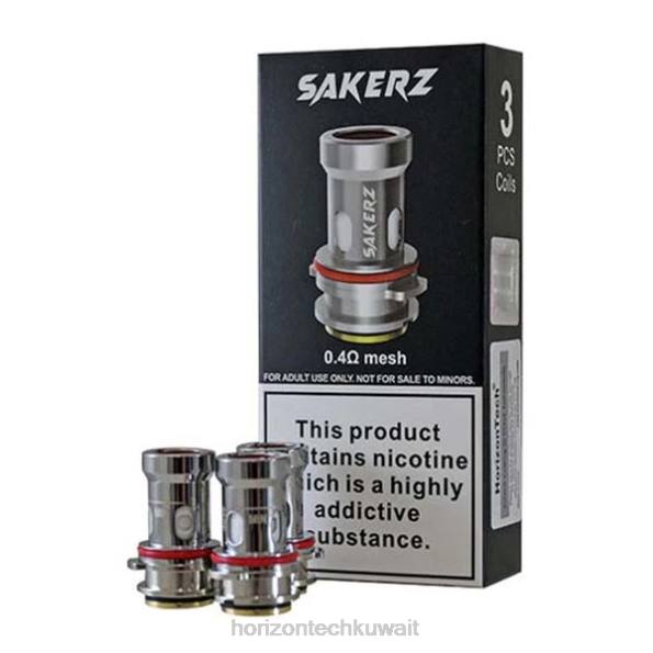 HorizonTech Sakerz لفائف (3 عبوات) - Horizon Tech Vape Coils 2R8L159 0.4 أوم (3 عبوات)
