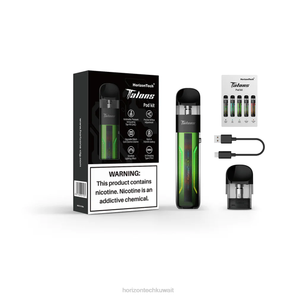 HorizonTech Talons مجموعة انطلاق - Horizon Tech Vape Coils 2R8L201 التفاح الأخضر