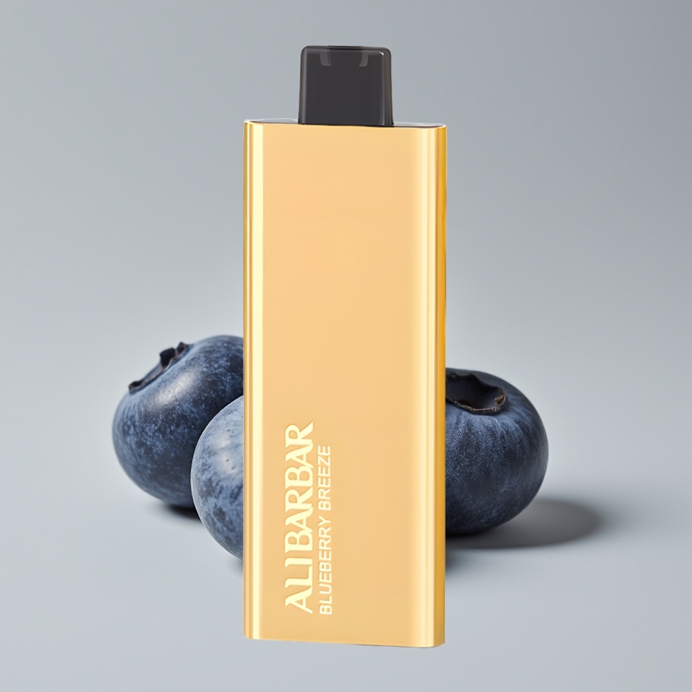 Alibarbar Pandora 7000 Puffs سيجارة إلكترونية للاستخدام مرة واحدة نسمة التوت الأزرق - 17 مل، 1.0 أوم، 70 جم