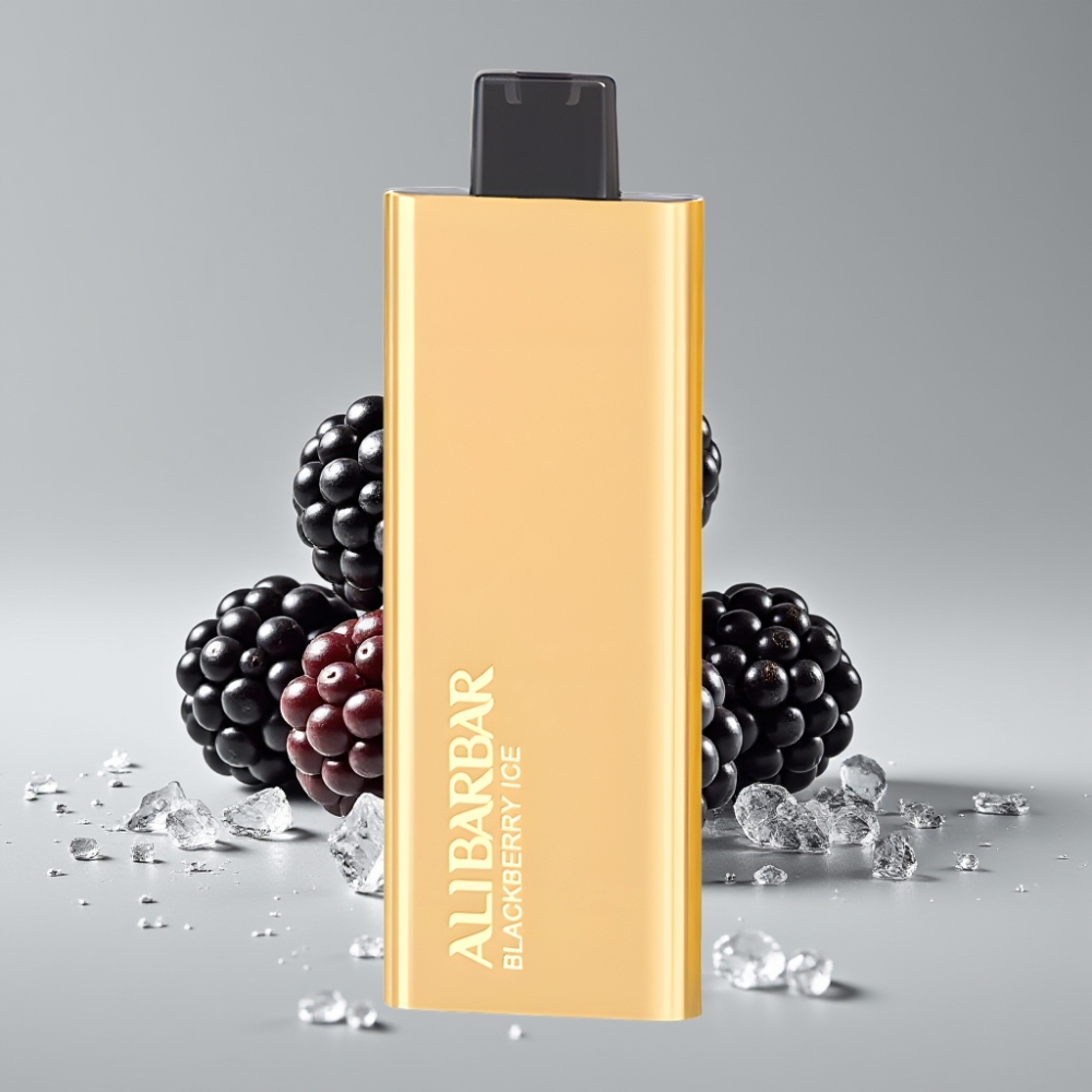 Alibarbar Pandora 7000 Puffs سيجارة إلكترونية للاستخدام مرة واحدة Blackberry Ice - 17ml E-liquid - 1.0Ω Coil
