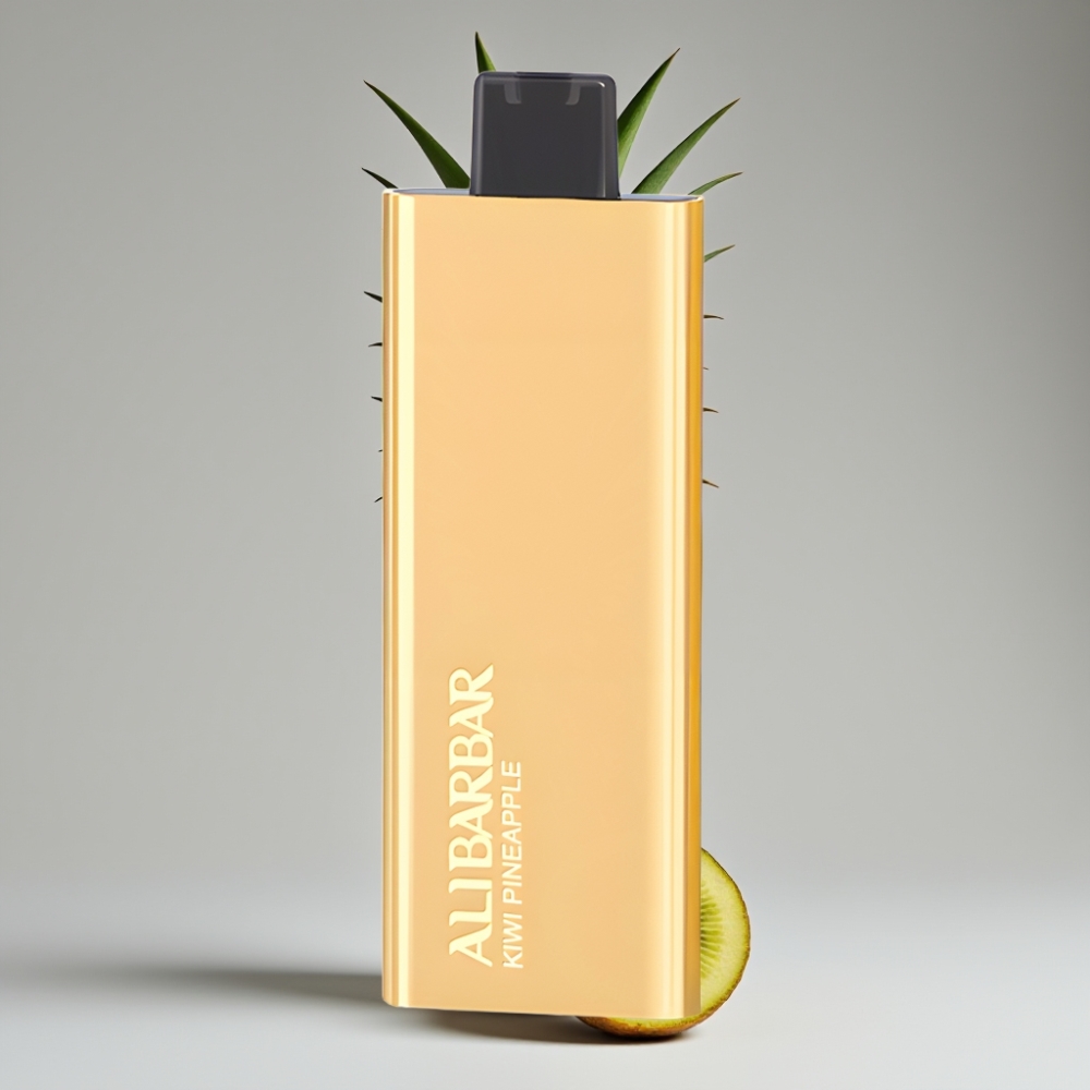 Alibarbar Pandora 7000 Puffs سيجارة إلكترونية للاستخدام مرة واحدة Kiwi Pineapple 17ml 1.0Ω