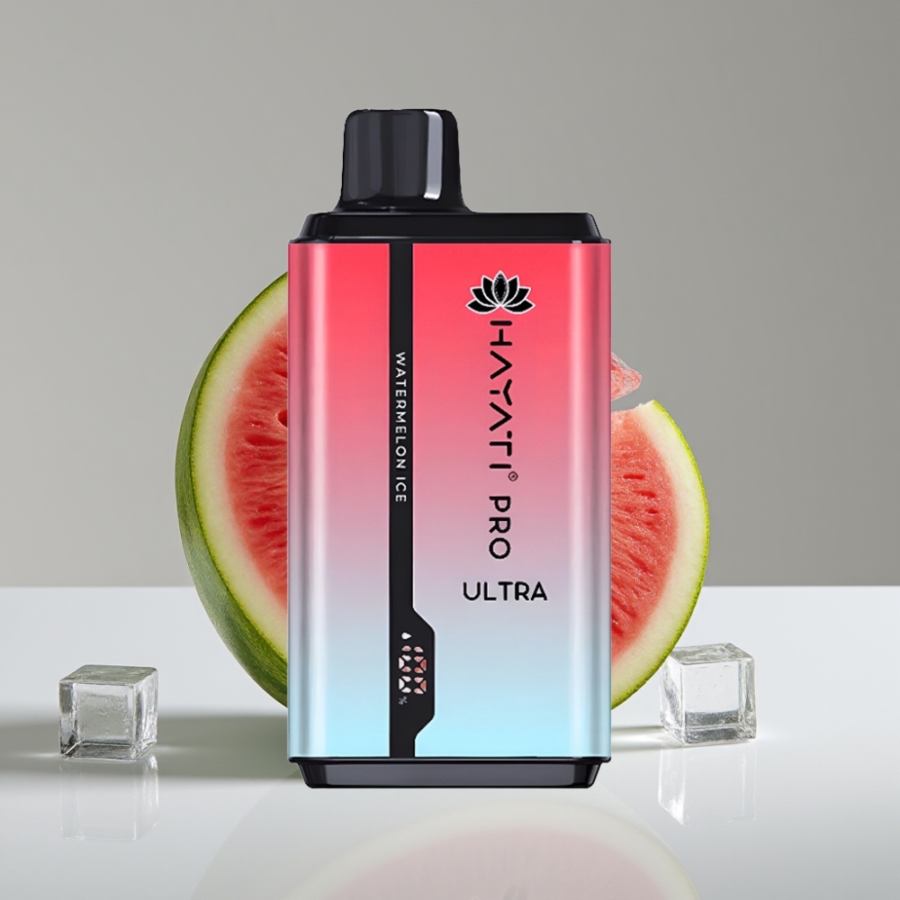 Hayati Pro Ultra 15000 Puffs 2×12ml بطارية 850mAh بنكهة البطيخ المثلج