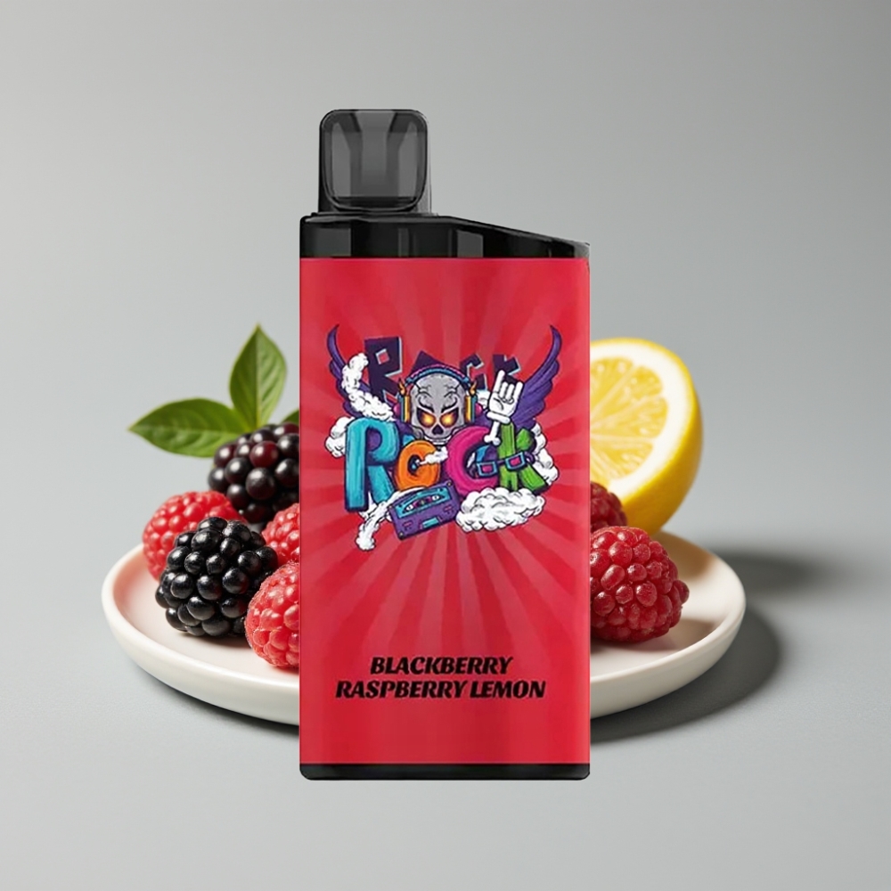 IGET Bar 3500 Puffs إلكترونية بنكهة التوت الأسود والتوت الأحمر والليمون - 1400 مللي أمبير، ملف شبكي 1.2 أوم