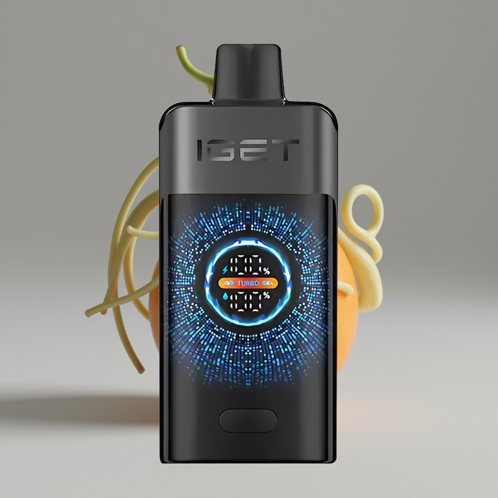 IGET ONE 12000 Puffs سيجارة إلكترونية للاستخدام مرة واحدة غابة سوداء - 2700mAh بطارية، شاشة ملونة منحنية، ملف مزدوج شبكي 0.6 أوم