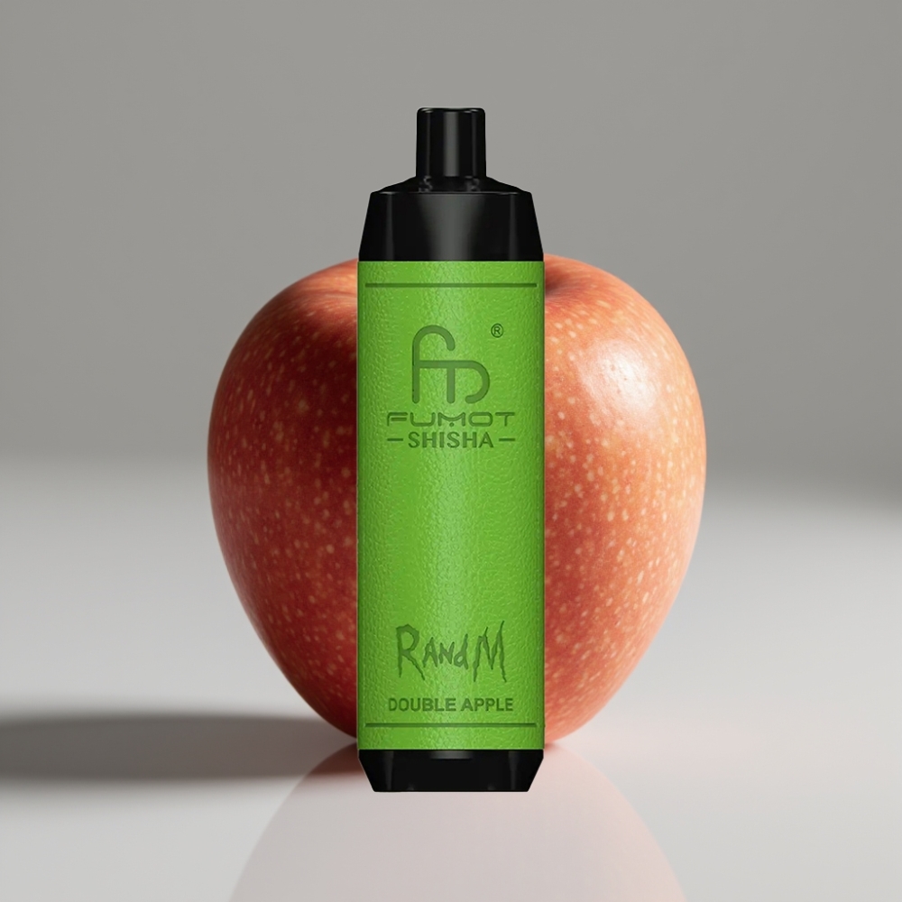 RandM Fumot Shisha 10000 Puff سيجارة إلكترونية للاستخدام مرة واحدة Double Apple – 18ml E-Liquid, 850mAh Battery, Type-C Port