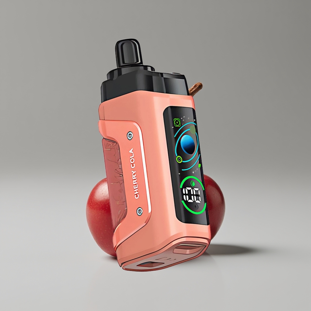 Razz Bar 45000 Puffs سيجارة إلكترونية للاستخدام مرة واحدة 1.0 Ohm Mesh Coil Adjustable Airflow Type-C Rechargeable كرز كولا