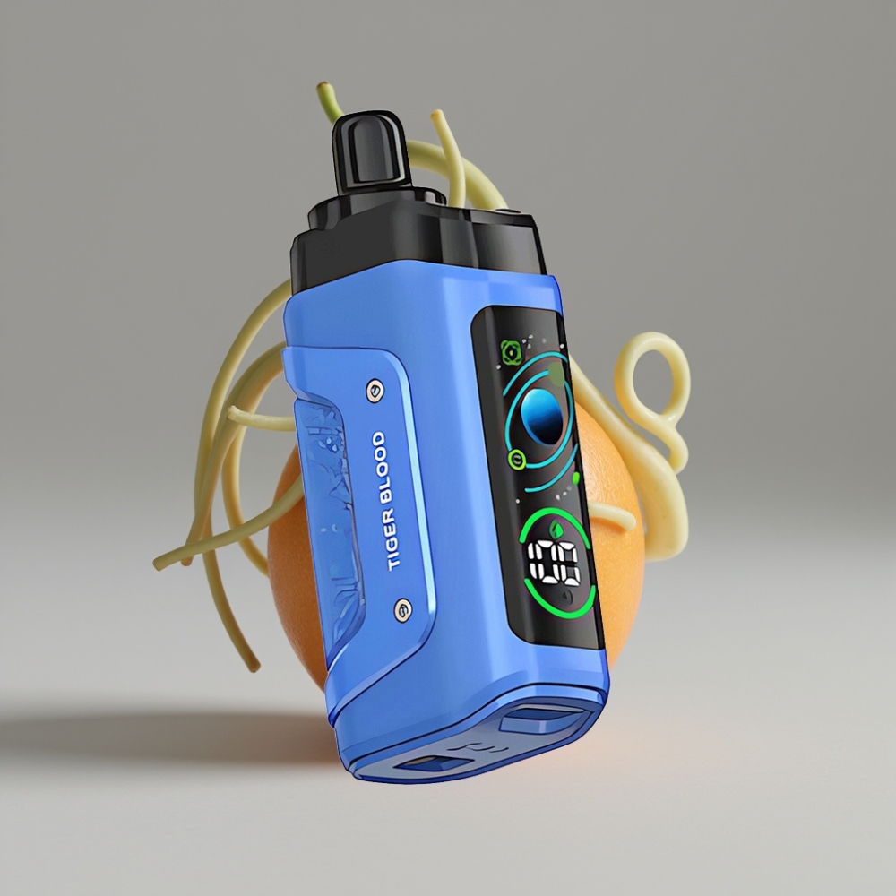 Razz Bar 45000 Puffs سيجارة إلكترونية للاستخدام مرة واحدة دم النمر - 1.0 Ohm Mesh - Type-C - 20 mg/ml