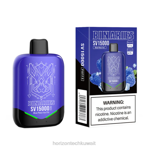 HorizonTech Binaries Cabin يمكن التخلص منها سانت - Horizon Tech Vape 2R8L87 الجليد الأزرق