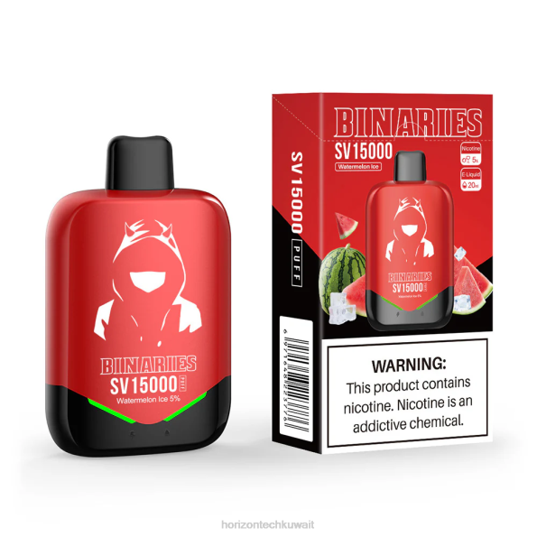 HorizonTech Binaries Cabin يمكن التخلص منها سانت - Horizontech Vape Kit 2R8L95 ثلج البطيخ